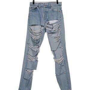 Levi Strauss, High-Rise Straight Leg Jeans